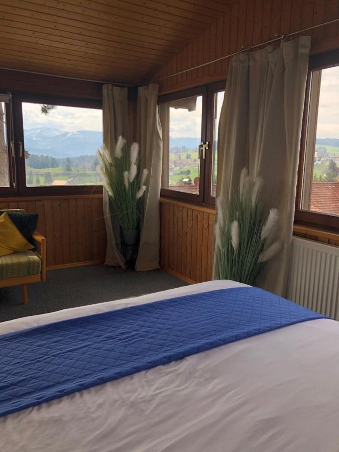 Panoramaapart - Alpzeit Im Westallgaeu Oberreute Eksteriør bilde